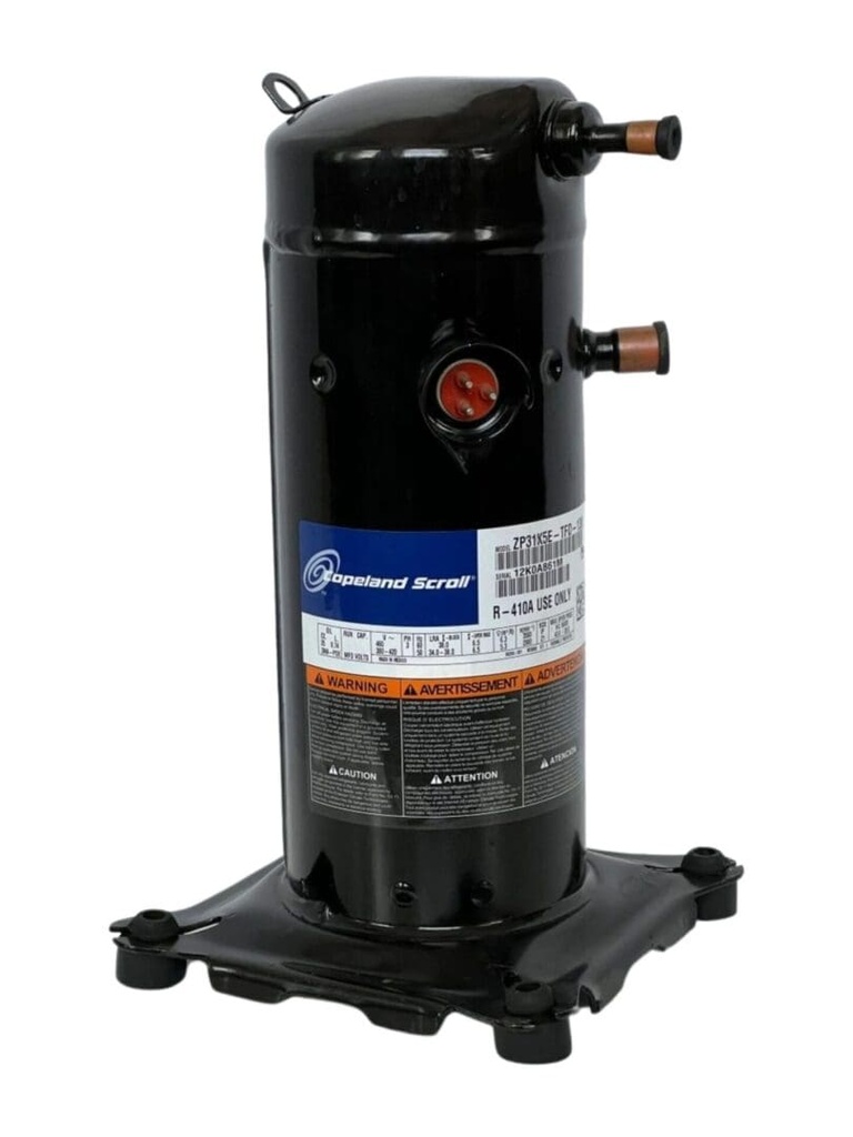 ZP31K5E-TFD-130 – Copeland 2-1/2 HP A/C Scroll Compressor – 31,000 BTU – 460V – 3 PH – R-410A